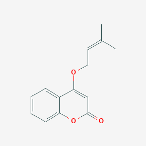 4-(3-Methylbut-2-enoxy)chromen-2-one