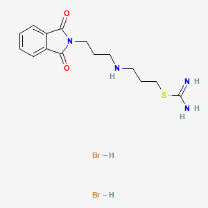 N-(3-(3-(Amidinothio)propylamino)propyl)phthalimide dihydrobromide, hydrate