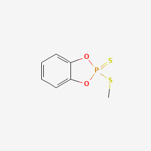 2-(Methylsulfanyl)-2H-1,3,2lambda~5~-benzodioxaphosphole-2-thione