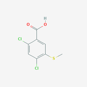 2,4-Dichloro-5-(methylsulfanyl)benzoic acid