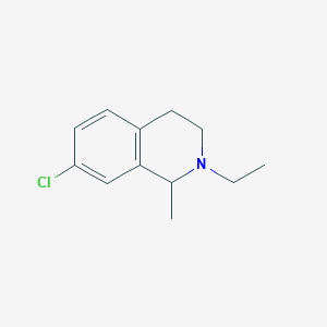 molecular formula C12H16ClN B1469837 7-氯-2-乙基-1-甲基-1,2,3,4-四氢异喹啉 CAS No. 1394790-11-4