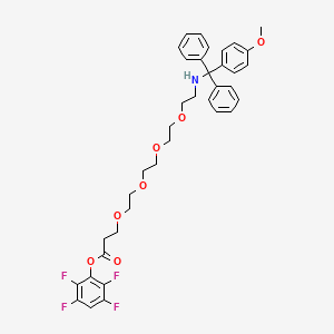 molecular formula C37H39F4NO7 B1469859 Methoxytrityl-N-PEG4-TFP ester CAS No. 1314378-09-0