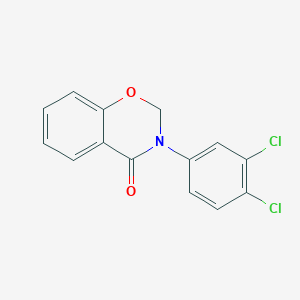 4H-1,3-Benzoxazin-4-one, 3-(3,4-dichlorophenyl)-2,3-dihydro-