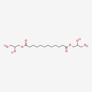 Bis(2,3-dihydroxypropyl) dodecanedioate