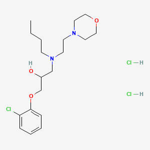 1-(Butyl(2-morpholinoethyl)amino)-3-(o-chlorophenoxy)-2-propanol dihydrochloride