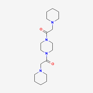 2-Piperidin-1-yl-1-[4-(2-piperidin-1-yl-acetyl)-piperazin-1-yl]-ethanone