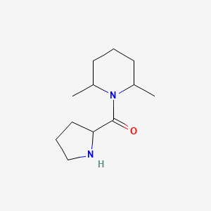 molecular formula C12H22N2O B1469877 2,6-Dimethyl-1-prolylpiperidine CAS No. 1869545-58-3