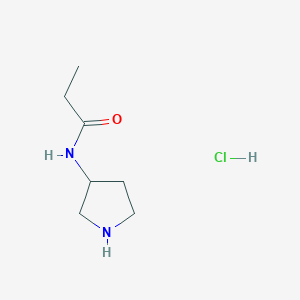 N-(3-Pyrrolidinyl)propanamide hydrochloride