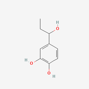 4-(1-Hydroxypropyl)benzene-1,2-diol