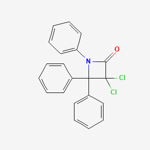 3,3-Dichloro-1,4,4-triphenylazetidin-2-one