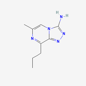 6-Methyl-8-propyl[1,2,4]triazolo[4,3-a]pyrazin-3-amine