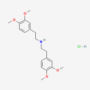 Diphenethylamine, 3,3',4,4'-tetramethoxy-, hydrochloride