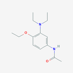 molecular formula C14H22N2O2 B14699215 N-(3-Diethylamino-4-ethoxy-phenyl)-acetamide CAS No. 25790-62-9