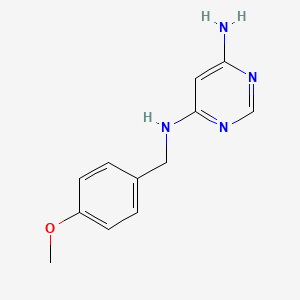 N4-(4-methoxybenzyl)pyrimidine-4,6-diamine