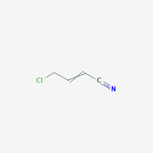 molecular formula C4H4ClN B14699228 4-Chlorobut-2-enenitrile CAS No. 27130-43-4