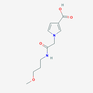1-(2-((3-methoxypropyl)amino)-2-oxoethyl)-1H-pyrrole-3-carboxylic acid