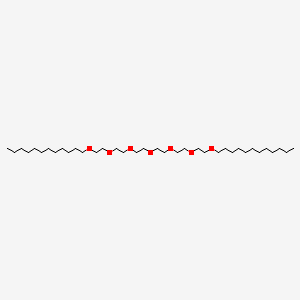 molecular formula C36H74O7 B14699264 13,16,19,22,25,28,31-Heptaoxatritetracontane CAS No. 22732-76-9