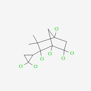 1,3,4,5,5-Pentachloro-3-(2,2-dichlorocyclopropyl)-2,2-dimethylbicyclo[2.2.1]heptane