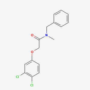 molecular formula C16H15Cl2NO2 B14699331 N-benzyl-2-(3,4-dichlorophenoxy)-N-methylacetamide CAS No. 24727-44-4