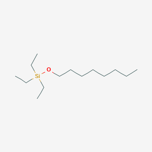 molecular formula C14H32OSi B14699358 1-Triethylsilyloxyoctane CAS No. 17957-36-7