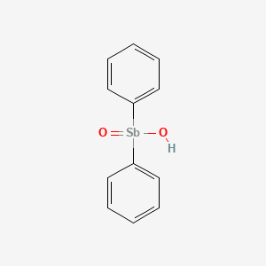 Hydroxy(diphenyl)stibane oxide