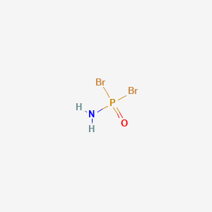 molecular formula Br2H2NOP B14699394 Phosphoramidic dibromide CAS No. 15391-52-3