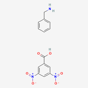 3,5-Dinitrobenzoic acid;phenylmethanamine