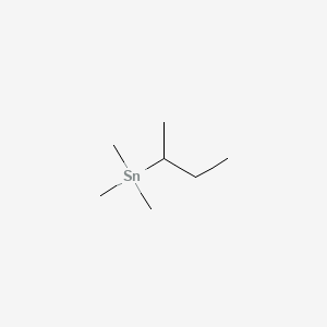 molecular formula C7H18Sn B14699461 Tin, sec-butyl-trimethyl- CAS No. 15095-79-1