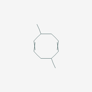 molecular formula C10H16 B14699469 3,7-Dimethylcycloocta-1,5-diene CAS No. 27327-22-6