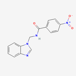 N-[(1H-Benzimidazol-1-yl)methyl]-4-nitrobenzamide