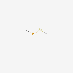 molecular formula C3H9PSe B14699609 Dimethyl methylselenophosphine CAS No. 24490-39-9