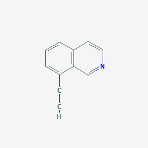 molecular formula C11H7N B1469963 8-Ethynylisoquinoline CAS No. 1415559-62-4