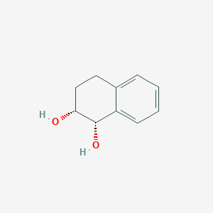 molecular formula C10H12O2 B14699671 (1S,2R)-1,2,3,4-tetrahydronaphthalene-1,2-diol CAS No. 21016-53-5