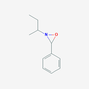 molecular formula C11H15NO B14699695 2-Butan-2-yl-3-phenyloxaziridine CAS No. 23898-64-8