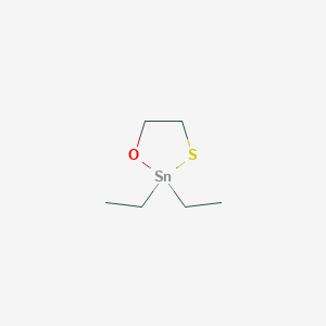 molecular formula C6H14OSSn B14699730 2,2-Diethyl-1,3,2-oxathiastannolane CAS No. 24471-72-5