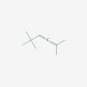 molecular formula C9H16 B14699736 2,5,5-Trimethylhexa-2,3-diene CAS No. 21020-30-4