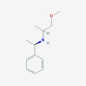 molecular formula C12H19NO B1469974 (1-methoxypropan-2-yl)[(1R)-1-phenylethyl]amine CAS No. 1344961-99-4