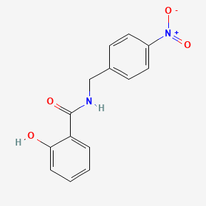 2-Hydroxy-N-[(4-nitrophenyl)methyl]benzamide