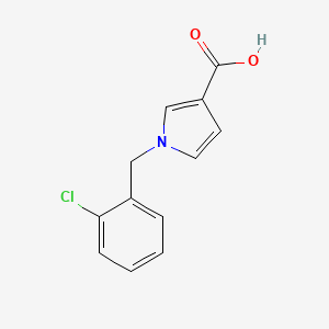 1-[(2-chlorophenyl)methyl]-1H-pyrrole-3-carboxylic acid
