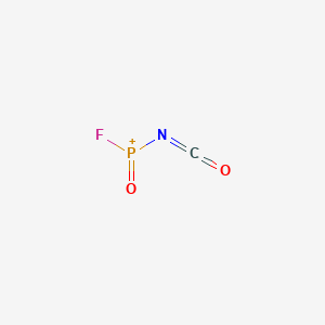 molecular formula CFNO2P+ B14699987 Fluoro(isocyanato)oxophosphanium CAS No. 25757-24-8