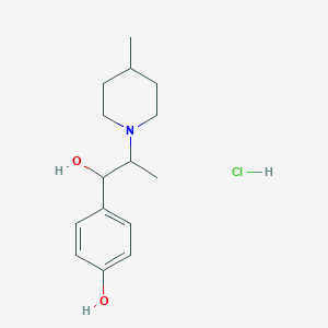 beta,4-Dimethyl-alpha-(4-hydroxyphenyl)-1-piperidineethanol hydrochloride