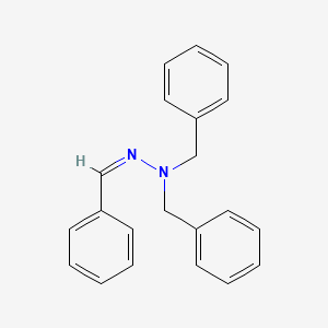 molecular formula C21H20N2 B14700003 N-benzyl-N-[(Z)-benzylideneamino]-1-phenylmethanamine CAS No. 21136-32-3