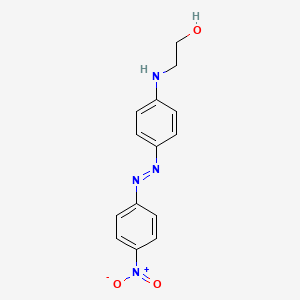 2-{4-[(E)-(4-Nitrophenyl)diazenyl]anilino}ethan-1-ol