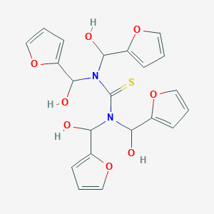 1,1,3,3-Tetrakis[furan-2-yl(hydroxy)methyl]thiourea