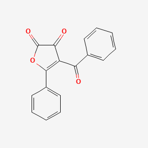 molecular formula C17H10O4 B14700036 4-Benzoyl-5-phenylfuran-2,3-dione CAS No. 17571-17-4