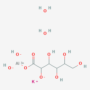 molecular formula C6H16AlKO11 B14700063 Aciquel (TN) 