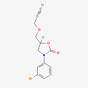 3-(3-Bromophenyl)-5-(2-propynyloxymethyl)-2-oxazolidinone