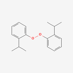 molecular formula C18H22O2 B14700089 1,1'-Peroxybis[2-(propan-2-yl)benzene] CAS No. 27137-90-2