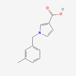 B1470013 1-[(3-methylphenyl)methyl]-1H-pyrrole-3-carboxylic acid CAS No. 1539938-64-1