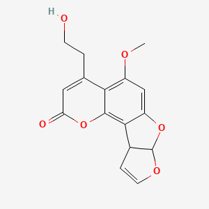 molecular formula C16H14O6 B14700196 Parasiticol CAS No. 23315-33-5